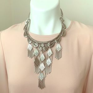 Tribal Detail Statement Necklace